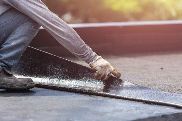 Professional Waterproofing technician working in Hilltown, PA